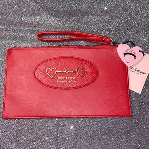 Juicy Couture Double Heart Wristlet‎